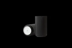 Lyngby Porcelæn Lyngby Vase H25 sort porcelæn | Køb her Best