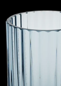 Lyngby Porcelæn Lyngby Vase midnight blue mundblæst glas Outlet