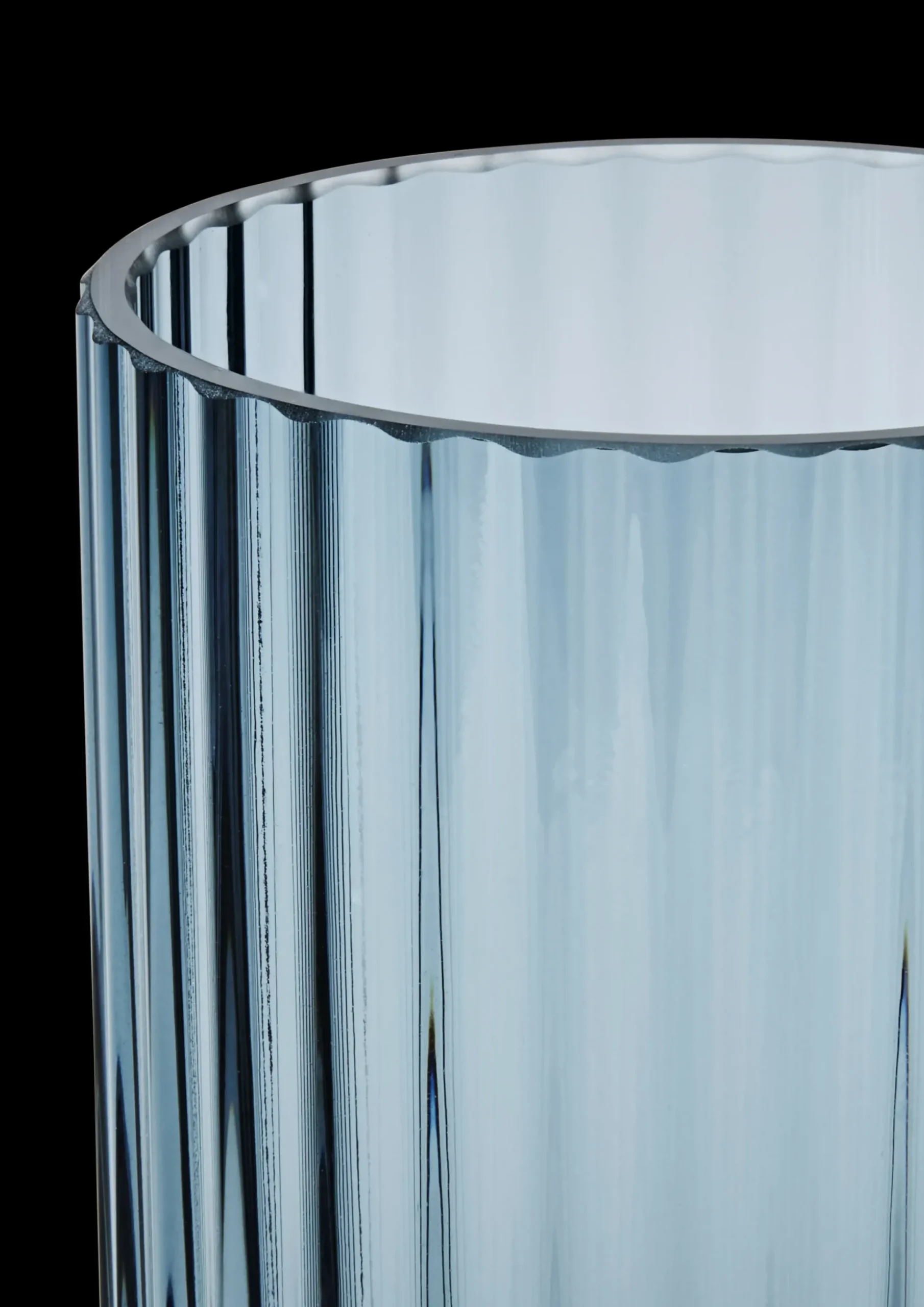 Lyngby Porcelæn Lyngby Vase midnight blue mundblæst glas Online