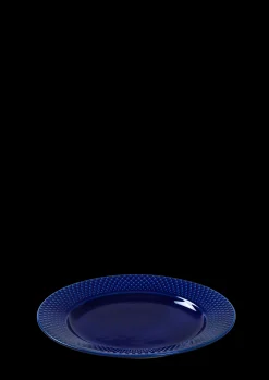 Lyngby Porcelæn Rhombe Color Frokosttallerken mørk blå Clearance