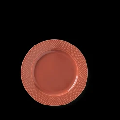 Lyngby Porcelæn Rhombe Color Frokosttallerken terracotta Outlet