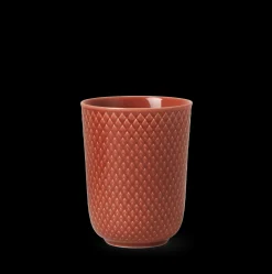 Lyngby Porcelæn Rhombe Color Krus 33 cl terracotta | Køb her Online