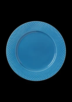 Lyngby Porcelæn Rhombe Color Middagstallerken Ø27 cm blå Hot