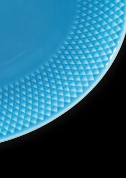 Lyngby Porcelæn Rhombe Color Ovalt serveringsfad blå Sale