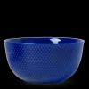 Lyngby Porcelæn Rhombe Color Serveringsskål Ø22 cm mørk blå Online