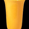 Lyngby Porcelæn Rhombe Color Vase H20 gul porcelæn | Køb her Discount