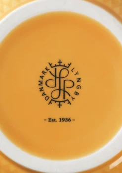 Lyngby Porcelæn Rhombe Color Vase H20 gul porcelæn | Køb her Discount