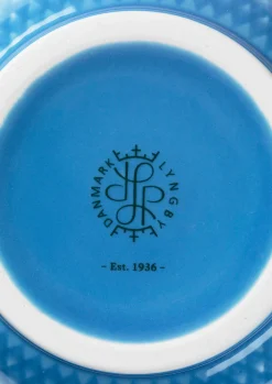 Lyngby Porcelæn Rhombe Color Vase H20 blå porcelæn | Køb her Clearance
