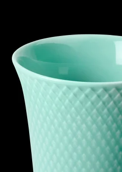 Lyngby Porcelæn Rhombe Color Vase aqua porcelæn | Køb her Clearance