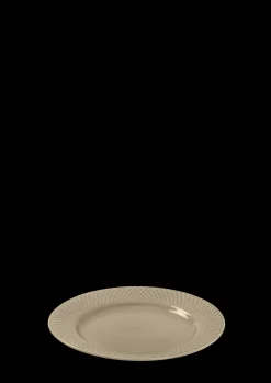Lyngby Porcelæn Rhombe Earth Frokosttallerken Ø23 cm clay New