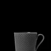 Lyngby Porcelæn Rhombe Earth Krus med hank 39 cl slate Clearance