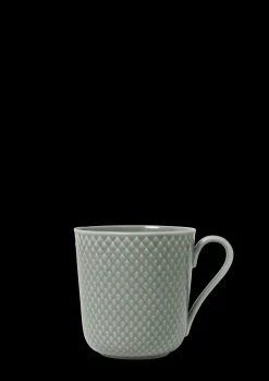 Lyngby Porcelæn Rhombe Earth Krus med hank 39 cl moss New