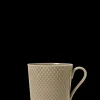 Lyngby Porcelæn Rhombe Earth Krus med hank 39 cl clay
