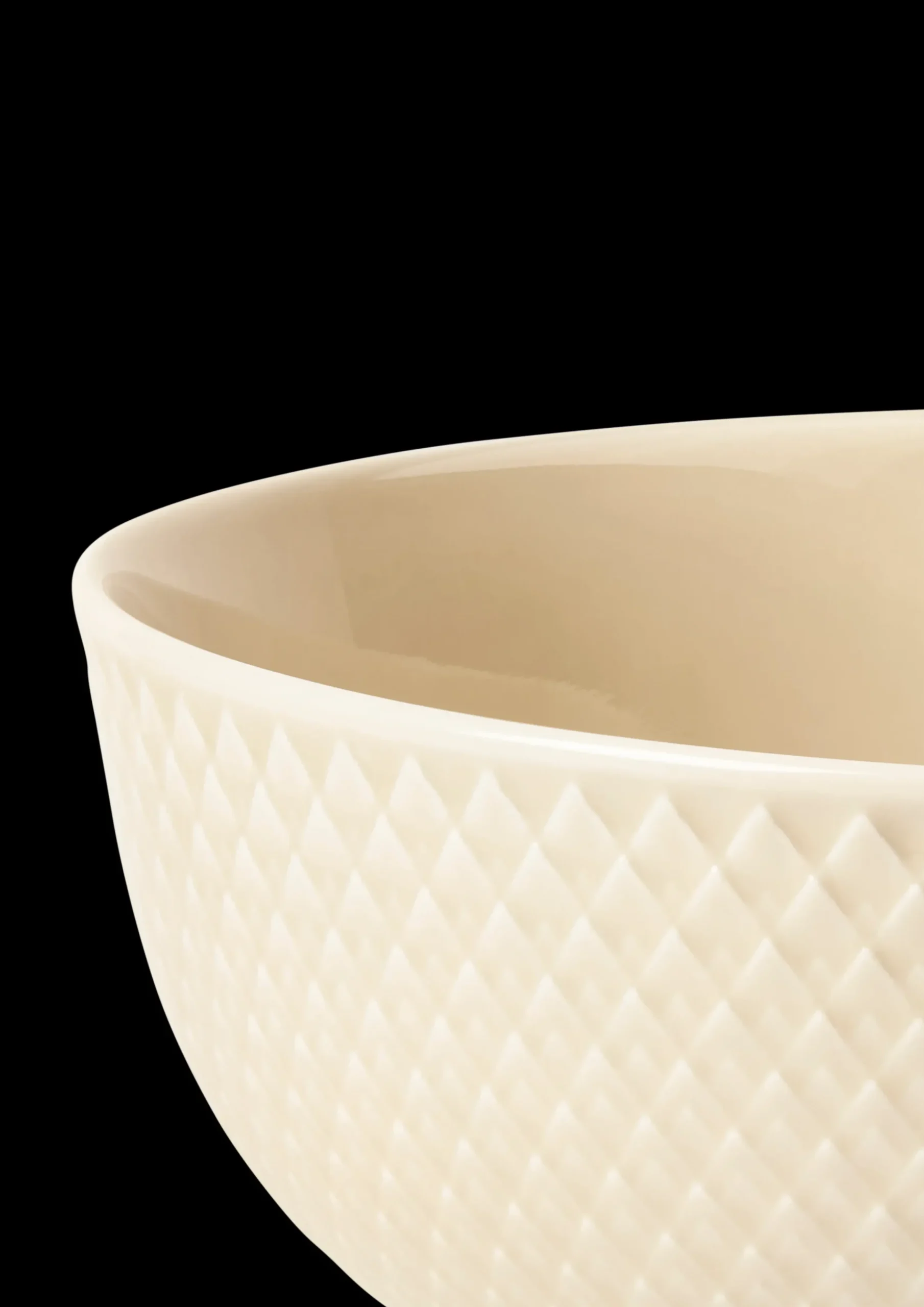 Lyngby Porcelæn Rhombe Earth Skål Ø13 cm marble | Køb nu Best