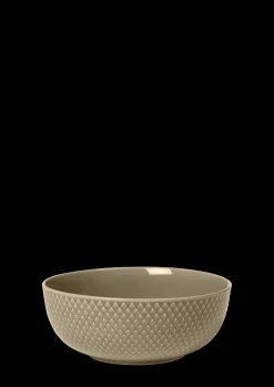 Lyngby Porcelæn Rhombe Earth Skål Ø15.5 cm clay | Køb nu Online