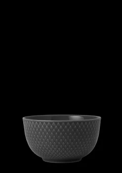 Lyngby Porcelæn Rhombe Earth Skål Ø11 cm slate | Køb nu Discount