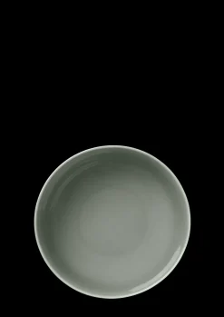 Lyngby Porcelæn Rhombe Earth Skål Ø13 cm moss | Køb nu New