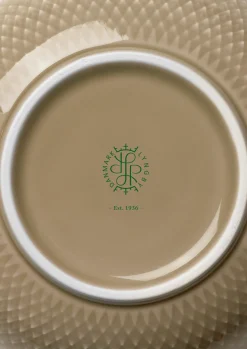 Lyngby Porcelæn Rhombe Earth Serveringsskål Ø17.5 cm clay Outlet