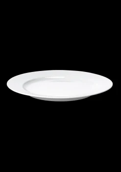 Lyngby Porcelæn Rhombe Middagstallerken Ø27 cm hvid Outlet