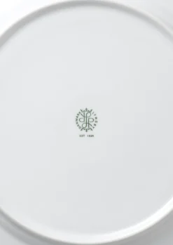 Lyngby Porcelæn Rhombe Middagstallerken Ø27 cm hvid Outlet