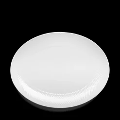 Lyngby Porcelæn Rhombe Ovalt serveringsfad 35x26.5 hvid Hot