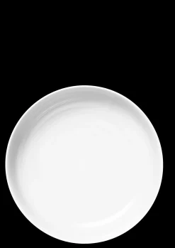 Lyngby Porcelæn Rhombe Serveringsskål Ø28 cm hvid | Køb nu Sale