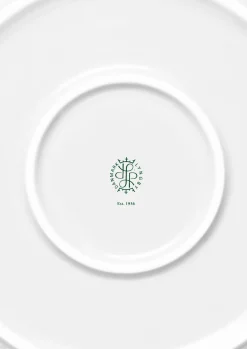 Lyngby Porcelæn Rhombe Serveringsskål Ø28 cm hvid | Køb nu Sale