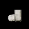 Lyngby Porcelæn Vase H25 cm i grå fra serien Lyngby New
