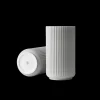 Lyngby Porcelæn Vase H25 cm i grå fra serien Lyngby Discount