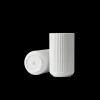 Lyngby Porcelæn Vase H25 cm i hvid fra serien Lyngby Clearance