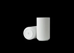 Lyngby Porcelæn Vase H25 cm i hvid fra serien Lyngby Clearance