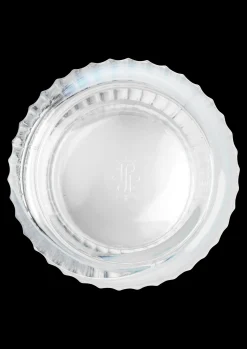 Lyngby Porcelæn Vase H20.5 cm swirl hvid mundblæst glas Hot