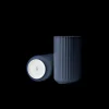 Lyngby Porcelæn Lyngby Vase H25 midnight blue porcelæn Sale