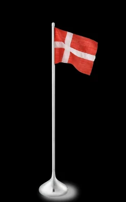Rosendahl Bordflag dansk H35 cm i sølv fra serien Outlet