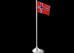 Rosendahl Bordflag norsk H35 cm i sølv fra serien Sale