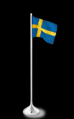 Rosendahl Bordflag svensk H35 sølvfarvet | Køb her Hot