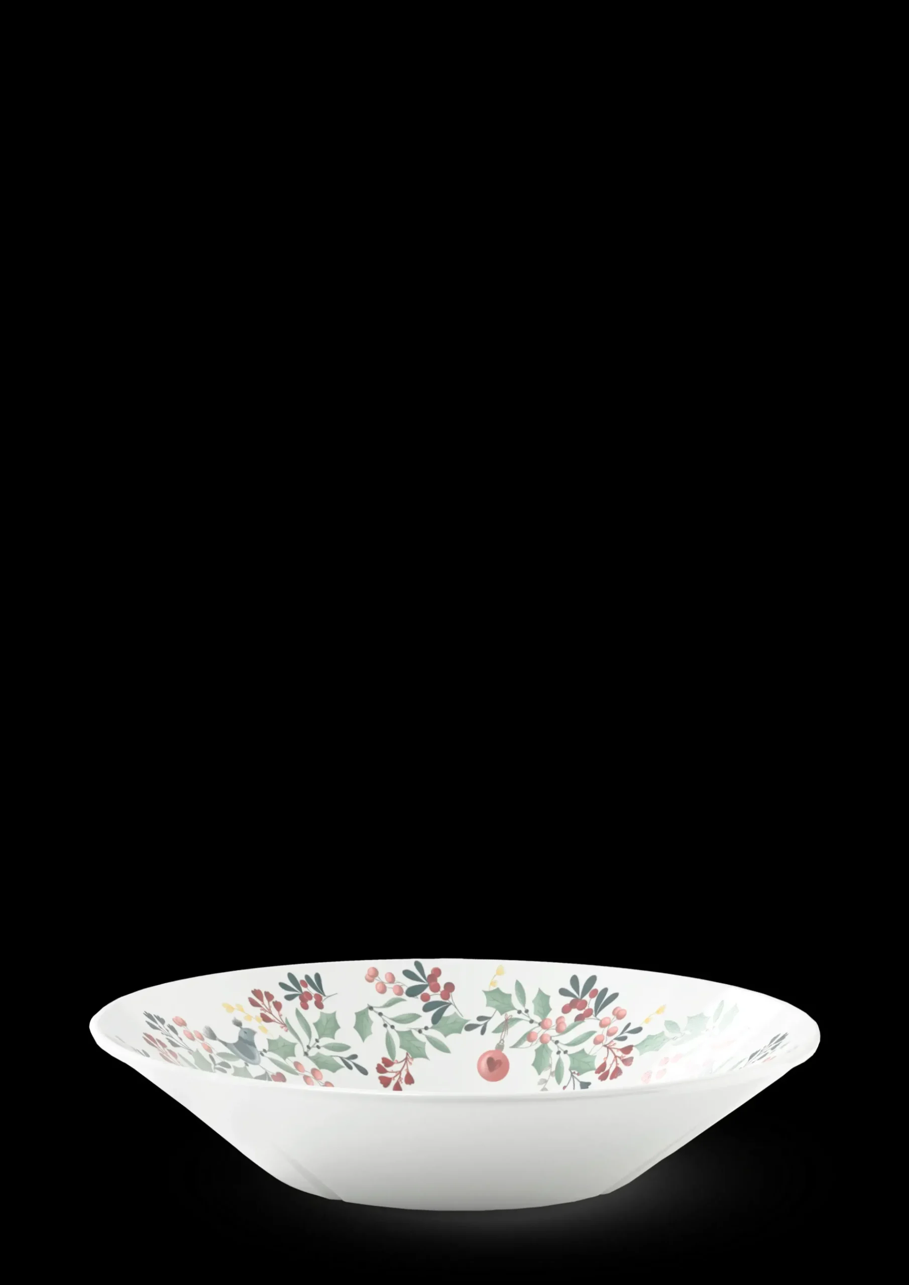 Rosendahl GC Cottage Skål Ø19 cm hvid m. deko | Køb nu Outlet