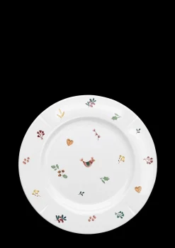 Rosendahl GC Cottage Tallerken Ø23 cm hvid m. deko | Køb nu Sale