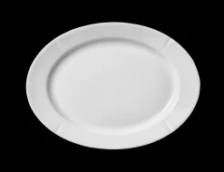 Rosendahl Grand Cru Oval tallerken 17.5x23.5 hvid | Køb her Outlet